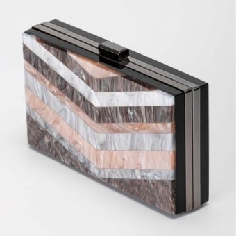 Clutch Acrílico Recortes