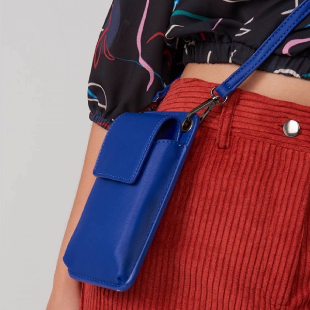 Mini Bolsa Celular - Azul