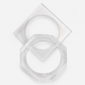 kit Pulseiras Acrilico Transparente