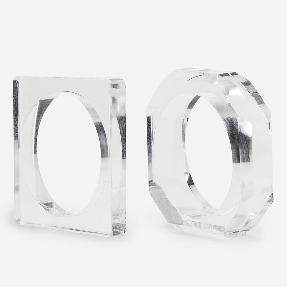 kit Pulseiras Acrilico Transparente