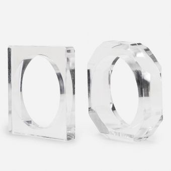 kit Pulseiras Acrilico Transparente