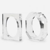 kit Pulseiras Acrilico Transparente